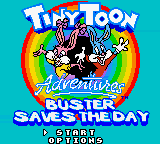 Tiny Toon Adventures - Buster Saves the Day Title Screen